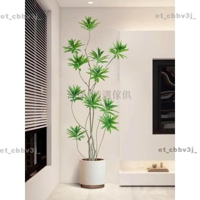 熱賣🌈大型仿真綠植仿生盆栽百閤竹假樹植物高端輕奢室內客廳裝飾花擺件 盆栽 居傢裝飾 仿真植物 人造樹 假樹 假植物