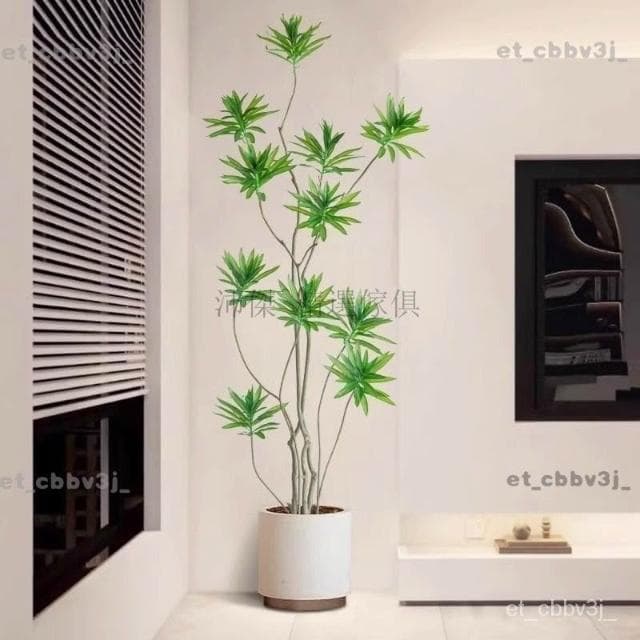 熱賣🌈大型仿真綠植仿生盆栽百閤竹假樹植物高端輕奢室內客廳裝飾花擺件 盆栽 居傢裝飾 仿真植物 人造樹 假樹 假植物