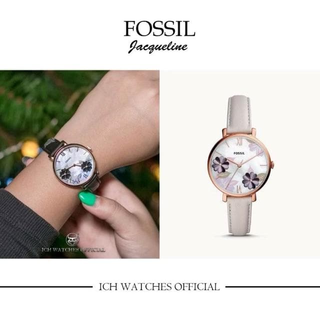 【FOSSIL】ICHco 實體門市 美國FOSSIL Three-hand Jacqueline系列花漾年華貝母系列女錶-手錶聖誕禮物情人節禮物生日