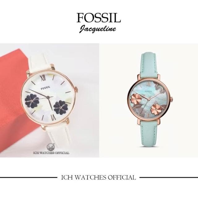 【FOSSIL】ICHco 實體門市 美國FOSSIL Three-hand Jacqueline系列花漾年華貝母系列女錶-手錶聖誕禮物情人節禮物生日