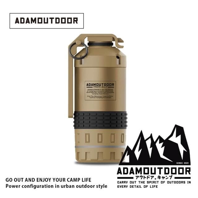 【ADAMOUTDOOR】戰術手雷隨身電動刮鬍刀 (充電 造型 刮鬍刀 刀片 父親節 防水 男人 禮物)