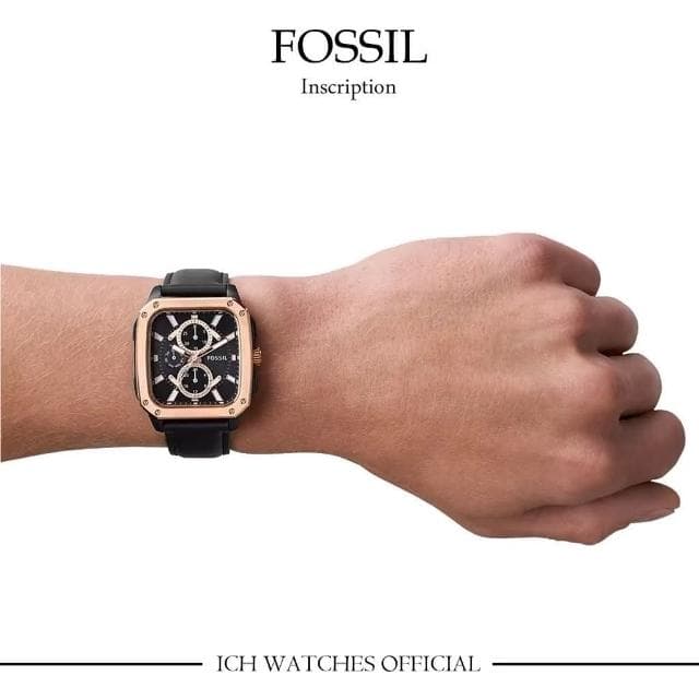 【FOSSIL】ICHco 實體門市 美國FOSSIL Inscription系列三眼錶-手錶腕錶石英錶三眼錶男錶女錶生日禮物情人節禮物父親節禮物