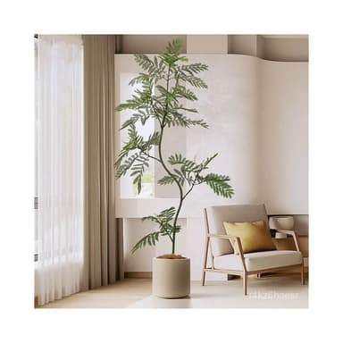 可開發票 塑料植物 仿真樹 仿真花 藍花楹仿真樹綠植大型盆栽客廳高端輕奢仿生植物室內落地裝飾擺件