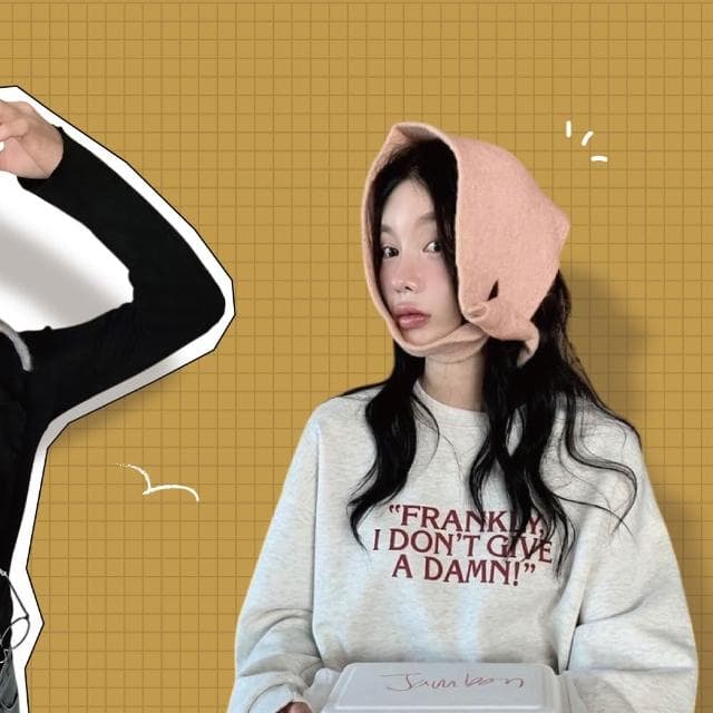 【ZOII 佐壹】東大門同款～2用羊毛三角頭巾圍巾 三角巾 頭巾 圍巾 披肩 羊毛圍巾 韓版圍巾#111012