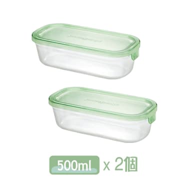【iwaki】iwaki日本耐熱玻璃微波盒 500ml 日本收納盒 微波 烤箱玻璃 入厝禮 新居禮物 新屋送禮(IWAKI)