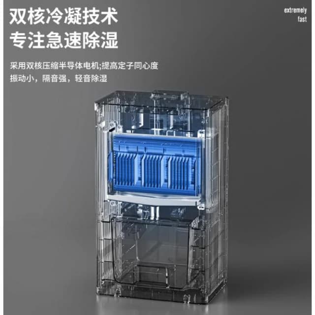 110V除濕機 智能除濕器 家用吸濕器 室內回南天抽濕機 吸潮器 觸控數顯吸濕器 雙層空氣淨化 多核多倍除濕 2.8L水箱