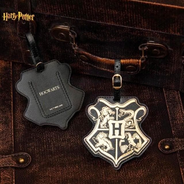 【Harry Potter 哈利波特】Harry Potter哈利波特造型行李吊牌姓名牌票卡夾旅行黑(男友女友聖誕交換禮物)