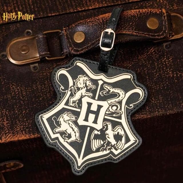 【Harry Potter 哈利波特】Harry Potter哈利波特造型行李吊牌姓名牌票卡夾旅行黑(男友女友聖誕交換禮物)