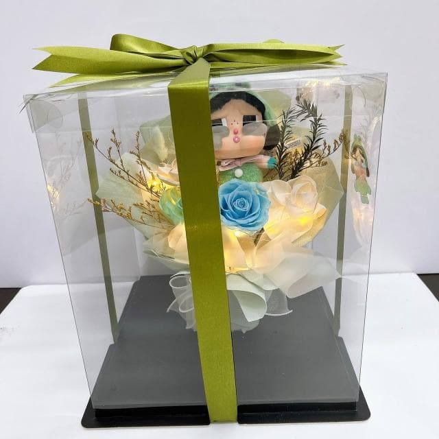 12H快速出貨 (氣球快易送)  CRYING AGAIN 哭蛙哭蛙小花束禮盒 情人花束 禮物 告白花束 乾燥花束 情人節 求婚花 禮盒
