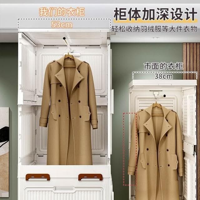 免安裝成人寶寶衣櫃兒童衣服整理箱家用簡易嬰兒小衣櫥塑膠儲物櫃