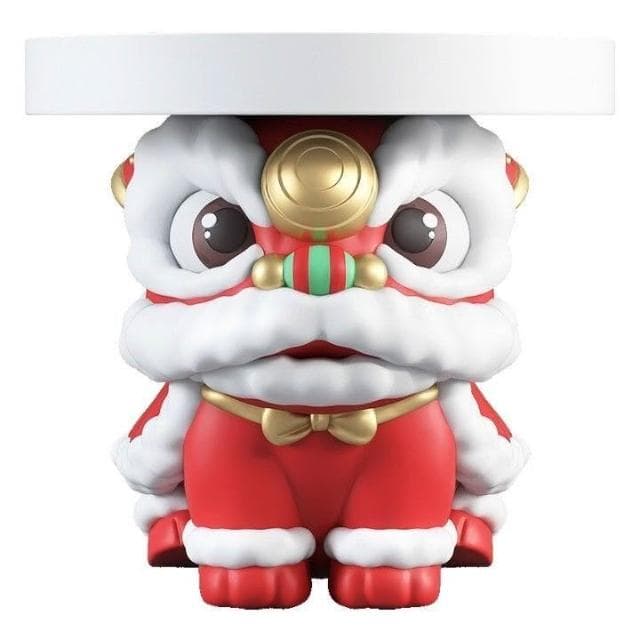 國潮醒獅🔥茶幾 邊桌 邊幾 床頭桌 床頭櫃 沙發邊桌 擺件 落地擺件 家居裝飾 開業 喬遷 禮物