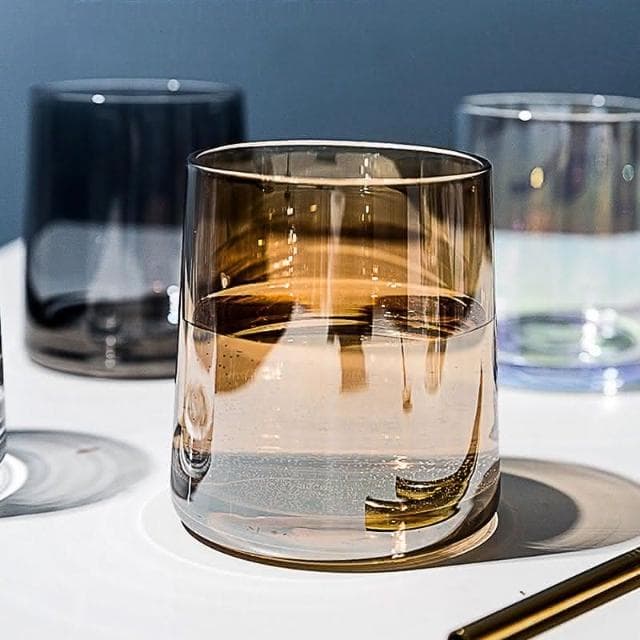 平口杯 水杯 威士忌酒杯 耐熱杯 漱口杯 杯子 質感杯具 透明玻璃杯 交換禮物