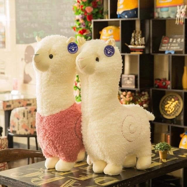 ʚ ɞGIFTME5台灣現貨ʚ ɞ羊駝娃娃公仔 布娃娃 可愛羊駝 草泥馬 兒童節禮物 療癒 交換禮物 抱枕 玩偶