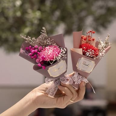 小束乾燥花精美小禮物 禮物裝飾 裝飾物 送禮 畢業禮物 婚禮小物 教師節