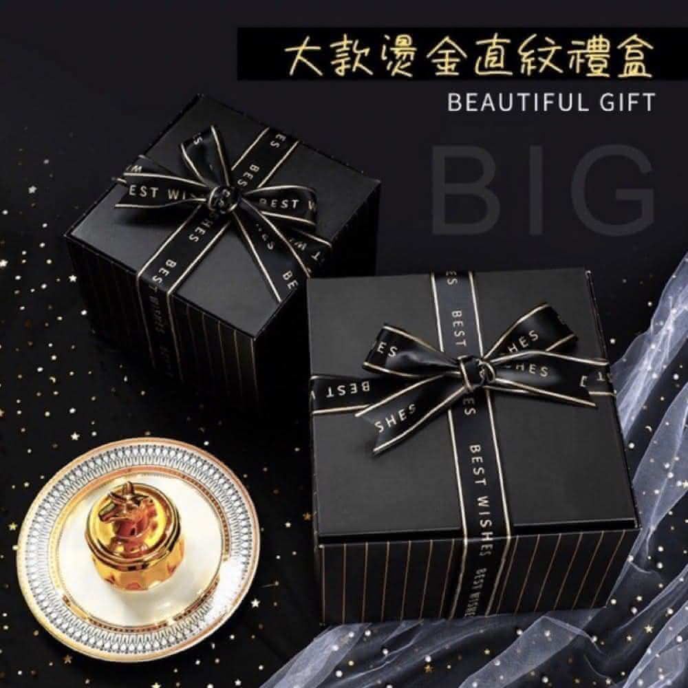 禮物盒特大禮盒-特大拉菲草款禮物盒 大款禮盒 素面特大禮盒 金美質感 超大空間 超大號禮盒 大禮物盒 直紋禮盒