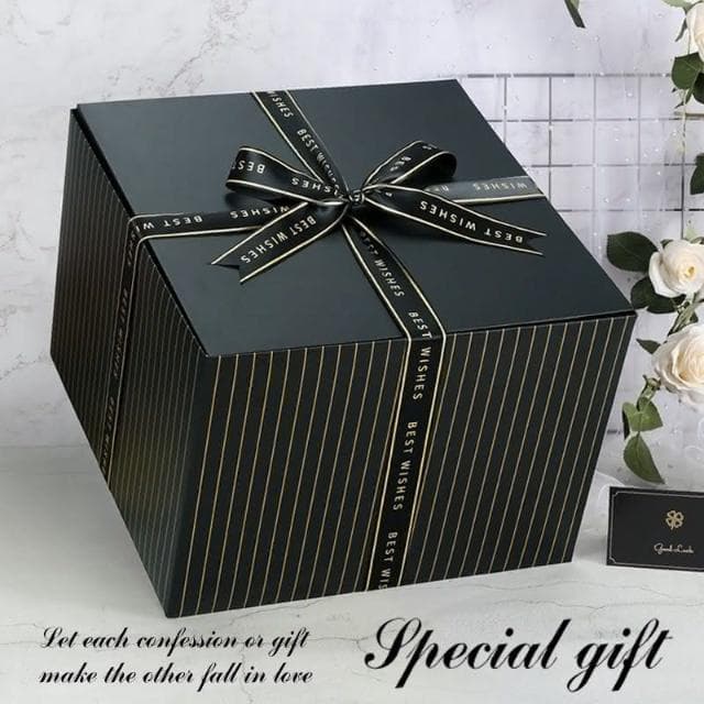 ʚ ɞGIFTME5台灣出貨ʚ ɞ禮物盒大款禮盒 禮物盒 大款禮盒 素面特大禮盒 金美質感 超大空間 超大號禮盒 大禮物盒 直紋禮盒