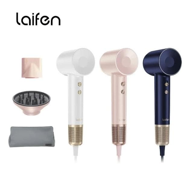 【Laifen 徠芬】Swift Premium 高速負離子吹風機禮盒 尊榮款 三件組/速乾/護髮/智慧恆溫/沙龍級