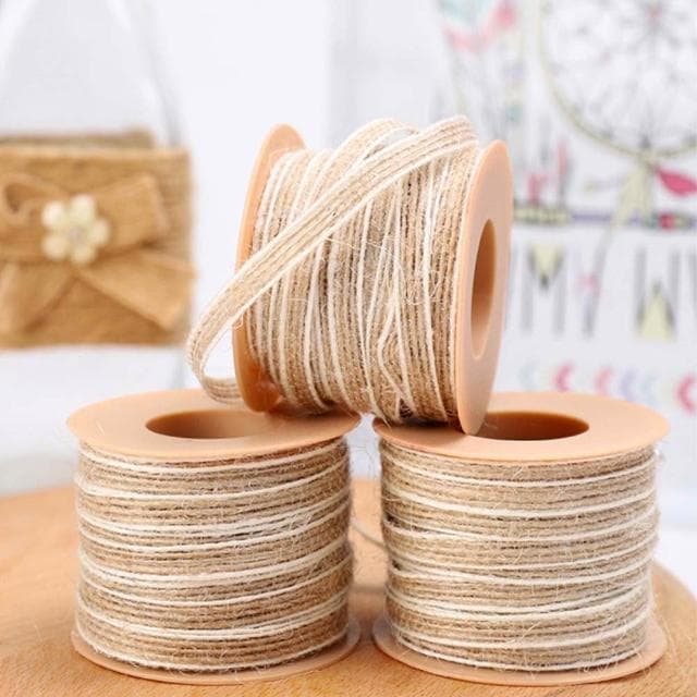 混色編織魚絲麻 (魚絲麻 麻繩 綁繩 包裝繩 繩子 DIY材料 配件 手工藝 禮物包裝 禮盒包裝)