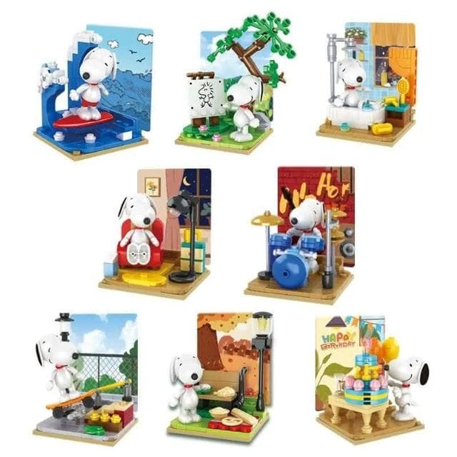 【SNOOPY 史努比】現貨 生日禮物 🐾官方正品 Snoopy 史努比 盲盒 公仔 擺件 驚喜 手辦 公仔 玩偶 生日 禮物 共8種
