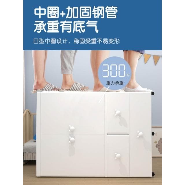 特大加厚寶寶衣櫃嬰兒收納櫃簡易兒童小衣櫥五斗櫥衣服儲物櫃
