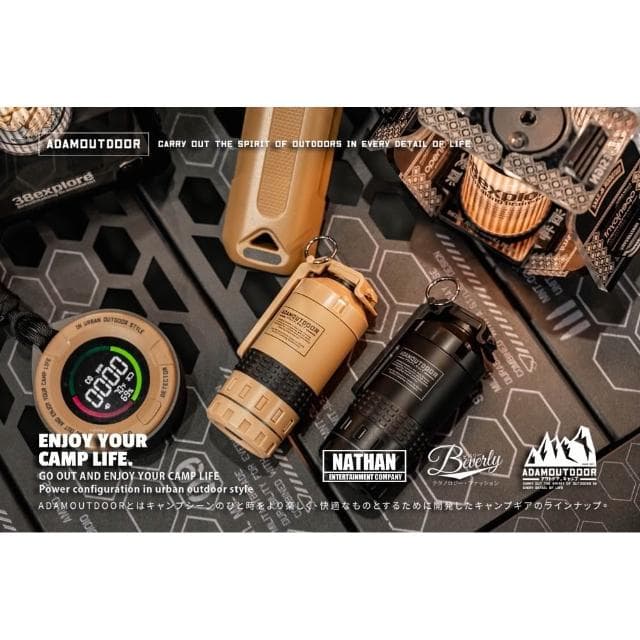 【ADAMOUTDOOR】ADAMOUTDOOR｜戰術手雷隨身電動刮鬍刀( ADSH-GRE600 露營 野營)