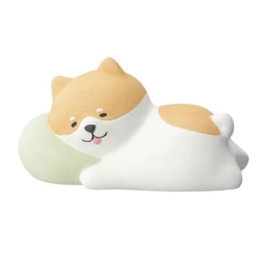 【DECOLE】concombre  日和動物午睡系列 擴香石-柴犬(收藏商品 交換禮物 生日送禮 辦公室療育商品)