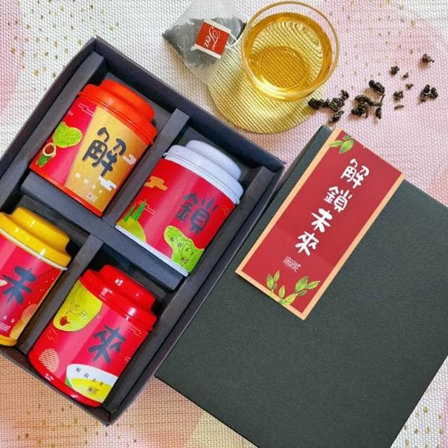 【無藏茗茶】無藏 四喜祝福賀禮_解鎖未來_無藏綜合四入小茶禮 畢業禮物 考試順利 祝福賀禮(4罐/盒)