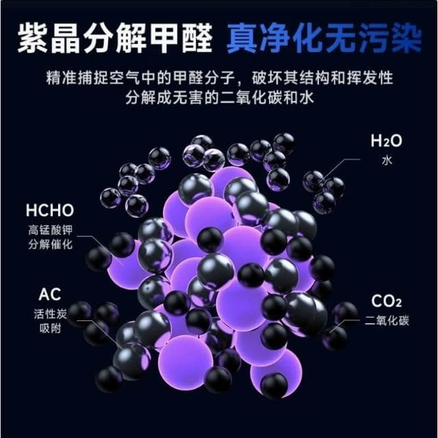 空氣凈化器 桌面消毒機 小型空氣過濾器 房間辦公室用 空氣循環除醛器 智能大屏 大功率