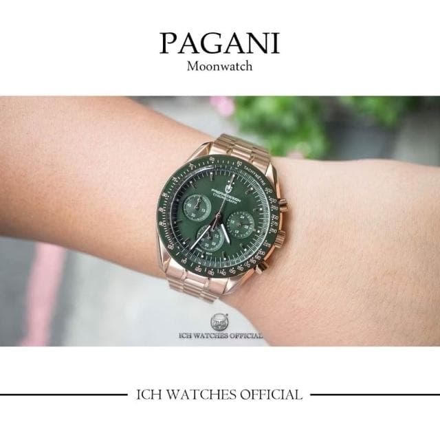 【Pagani 帕加尼】ICHco 實體門市 美國Pagani Design PD1701 Moonwatch系列登月錶-男錶女錶手錶三眼計時錶生日禮物父親節禮物