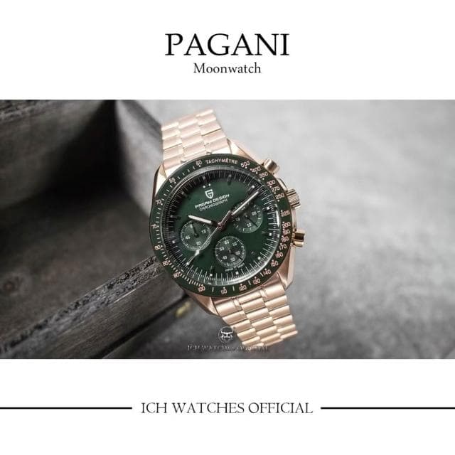 【Pagani 帕加尼】ICHco 實體門市 美國Pagani Design PD1701 Moonwatch系列登月錶-男錶女錶手錶三眼計時錶生日禮物父親節禮物