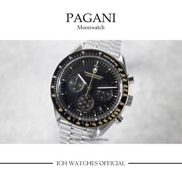 【Pagani 帕加尼】ICHco 實體門市 美國Pagani Design PD1701 Moonwatch系列登月錶-男錶女錶手錶三眼計時錶生日禮物父親節禮物