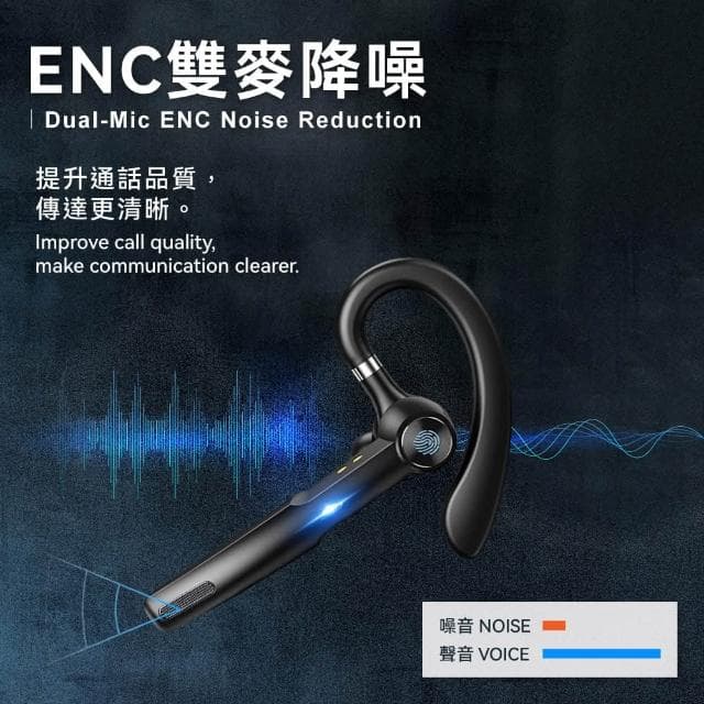 【DTAudio】聆翔 G1通話耳機 單耳耳機 藍牙耳機 耳麥 麥克風 商務型 耳掛式 無線耳機 藍芽耳機  line通話