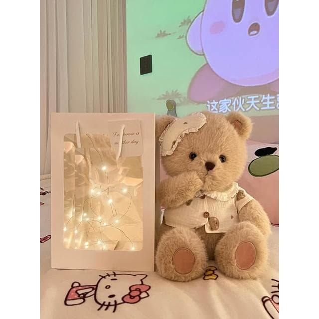 小熊玩偶戰士公仔可愛毛絨玩具女孩睡覺抱枕娃娃送男朋友生日禮物