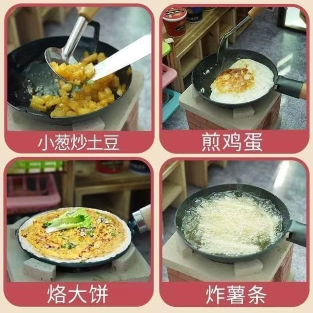 台灣出貨 迷你小廚房真煮全套禮物煮飯廚具組女過家家兒童玩具男仿真煮飯 可煮飯的小廚房 兒童過家家廚具 過家家玩具