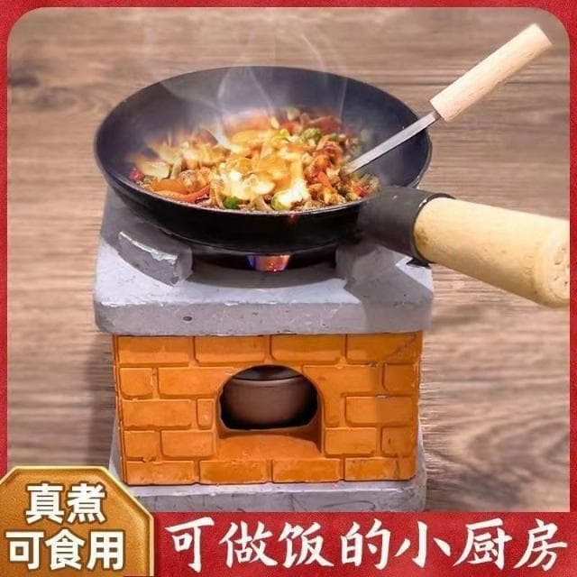 台灣出貨 迷你小廚房真煮全套禮物煮飯廚具組女過家家兒童玩具男仿真煮飯 可煮飯的小廚房 兒童過家家廚具 過家家玩具