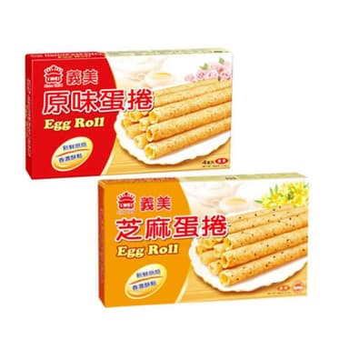 【義美】蛋捲 60g/盒 芝麻蛋捲 原味蛋捲(伴手禮)
