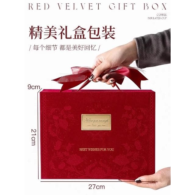 保溫杯毛巾新婚結婚訂婚禮物送新人朋友新娘新婚擺件高檔實用閨蜜