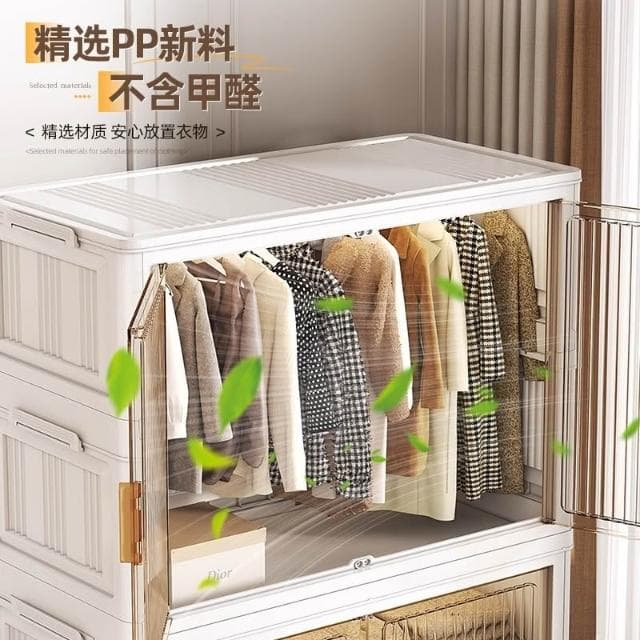 免安裝兒童衣櫃寶寶嬰兒衣服掛衣式收納櫃家用臥室簡易衣櫃儲物櫃