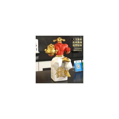 肌肉財神爺桌面擺件家用店鋪收銀臺裝飾品辦公室擺設喬遷開業禮物
