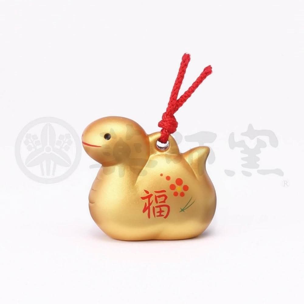 【日本藥師窯】日本製 蛇年限定 藥師窯 錦彩 招福 土鈴 巳 etoya-84 陶製 2025年 生肖 蛇 裝飾 收藏品 置物