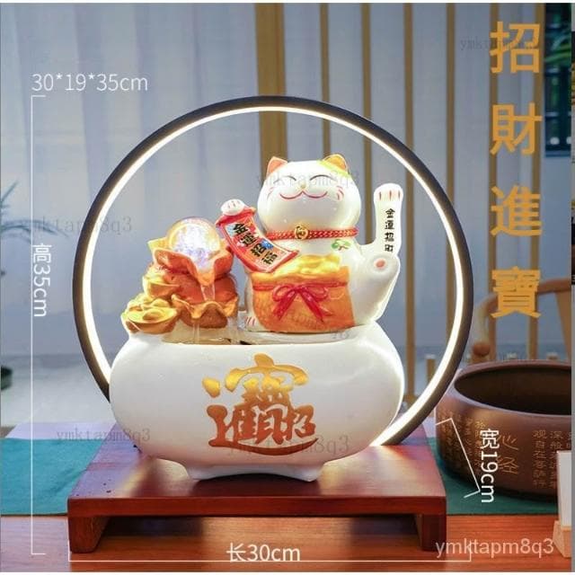 ⭐招財貓擺飾 聚寶盆 流水盆 開運 招財流水 流水擺件 流水聚寶盆  招財擺件 風水擺件 開店送禮 入厝禮物 開幕送禮