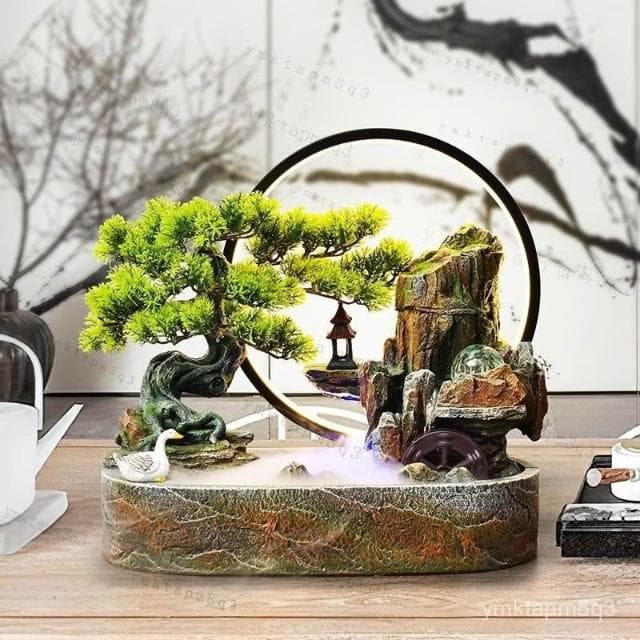 ⭐ 免運 招財流水盆 流水聚寶盆 流水擺件 招財擺飾 開運 風水招財流水組 風水擺件 開店 喬遷 開幕送禮 入厝禮物
