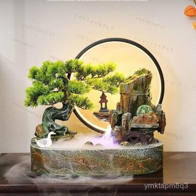 ⭐ 免運 招財流水盆 流水聚寶盆 流水擺件 招財擺飾 開運 風水招財流水組 風水擺件 開店 喬遷 開幕送禮 入厝禮物