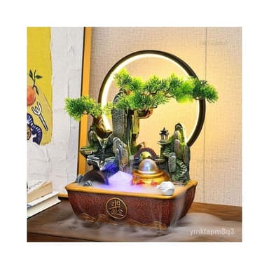 ⭐免運 高山流水 招財流水盆  流水聚寶盆 流水擺件 開運 招財擺飾 風水招財流水組 風水擺件 入厝禮物 開幕送禮