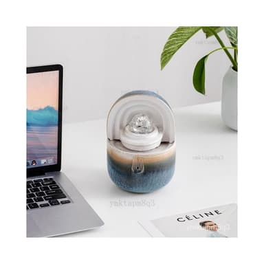 💚招財流水擺件 風水球 陶瓷招財擺件 辦公室桌麵噴泉造景裝飾  流水噴泉擺設 風水招財 流水盆 風水擺件 開業 入厝禮物