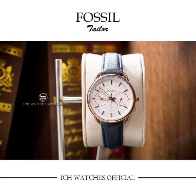 【FOSSIL】ICHco 實體門市 美國FOSSIL Tailor系列多功能女錶-石英錶機械錶生日禮物情人節禮物母親節禮物周年禮物聖誕禮物三眼錶名牌