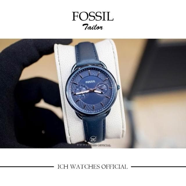 【FOSSIL】ICHco 實體門市 美國FOSSIL Tailor系列多功能女錶-石英錶機械錶生日禮物情人節禮物母親節禮物周年禮物聖誕禮物三眼錶名牌