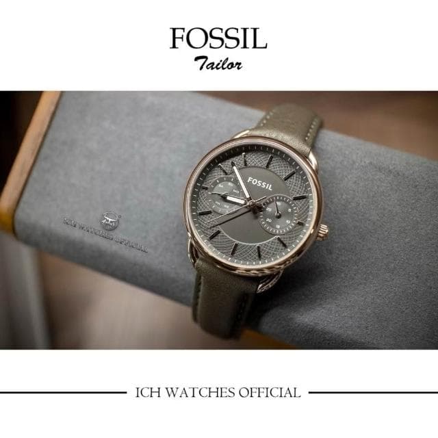 【FOSSIL】ICHco 實體門市 美國FOSSIL Tailor系列多功能女錶-石英錶機械錶生日禮物情人節禮物母親節禮物周年禮物聖誕禮物三眼錶名牌