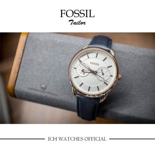 【FOSSIL】ICHco 實體門市 美國FOSSIL Tailor系列多功能女錶-石英錶機械錶生日禮物情人節禮物母親節禮物周年禮物聖誕禮物三眼錶名牌