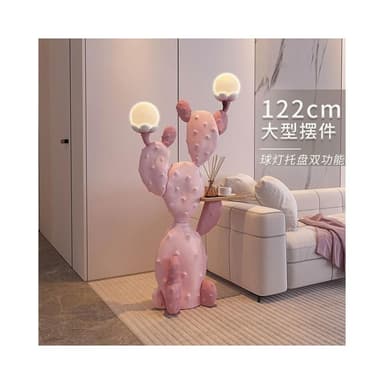 客廳擺件 客廳裝飾 創意擺件 僊人掌花客廳大型落地擺件電視櫃沙發旁傢用置物臥室裝飾喬遷禮物